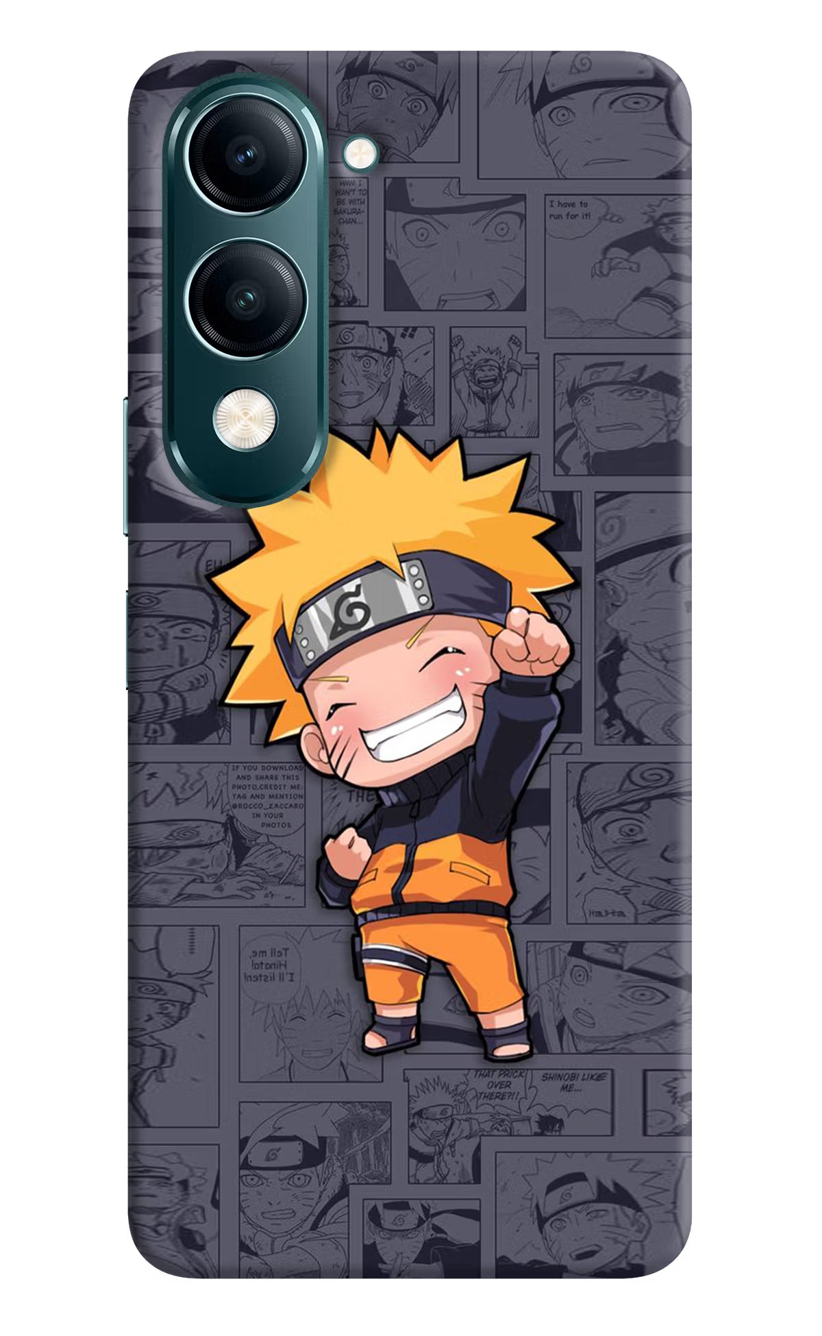 Chota Naruto Vivo Y19s 5G Hard Case Back Cover by Casekaro