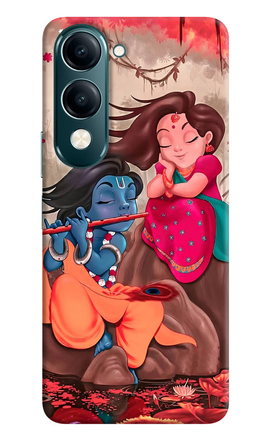 Radhe Krishna Vivo Y19s 5G Hard Case Back Cover by Casekaro