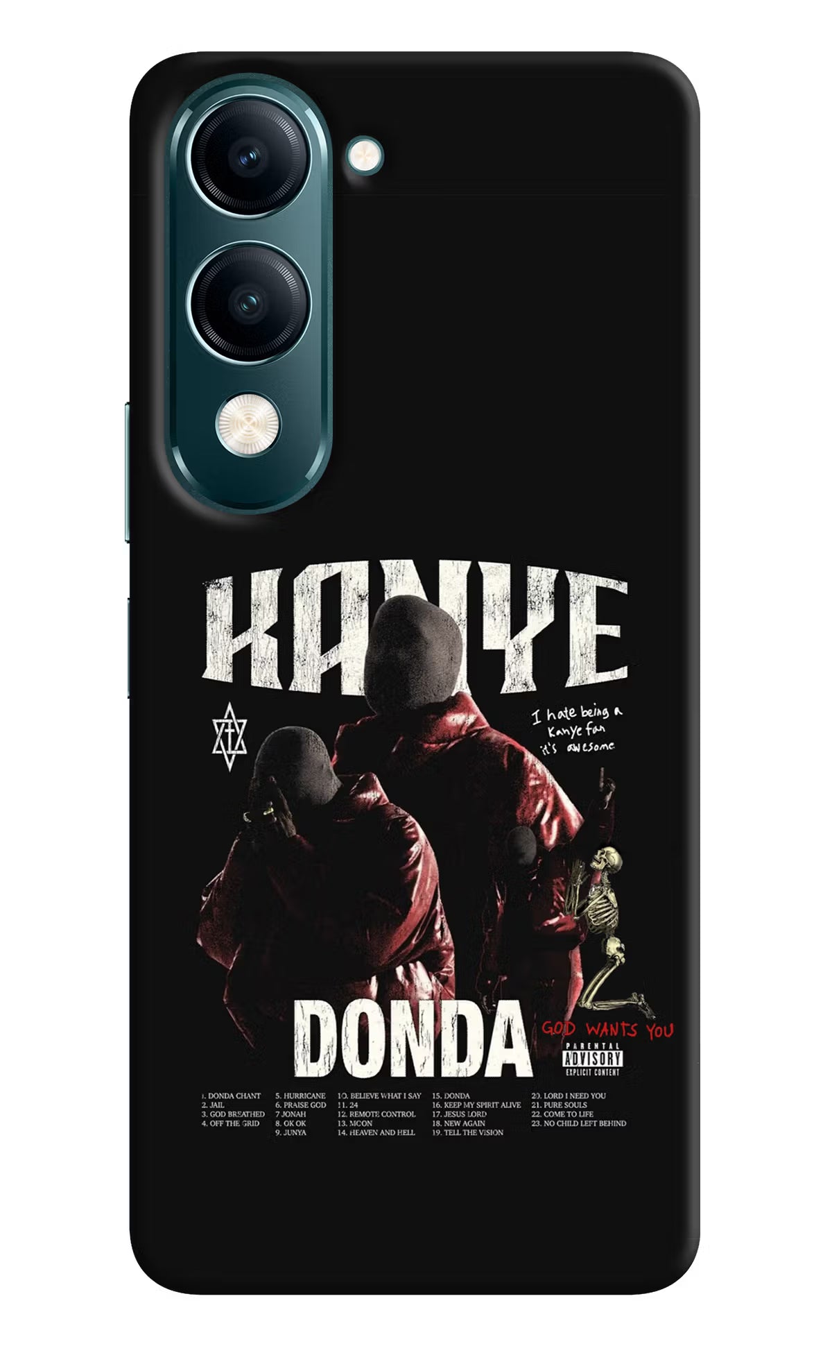 Donda Kanye West Vivo Y19s 5G Hard Case Back Cover by Casekaro