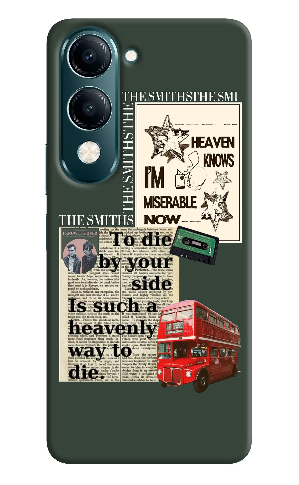 The Smiths Vivo Y19s 5G Hard Case Back Cover by Casekaro
