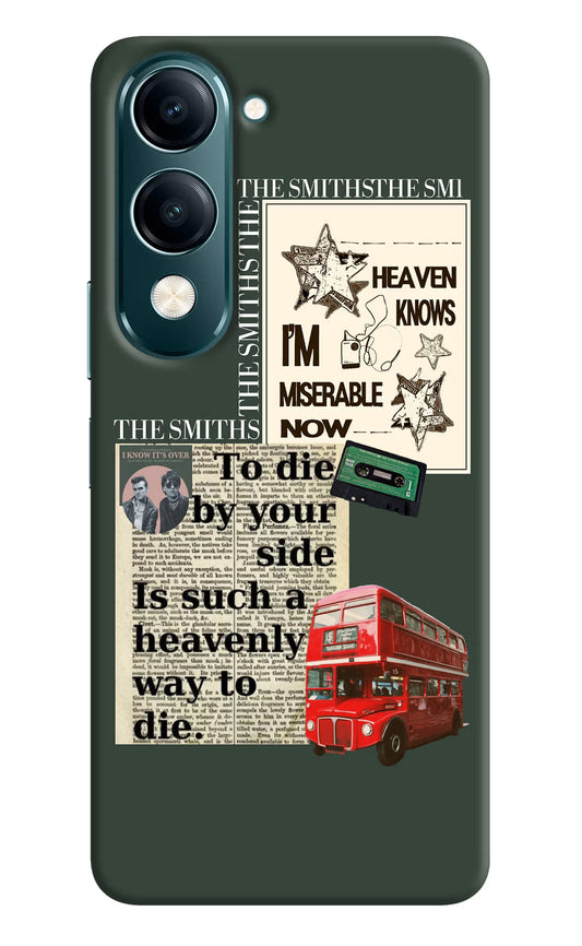 The Smiths Vivo Y19s 5G Hard Case Back Cover by Casekaro