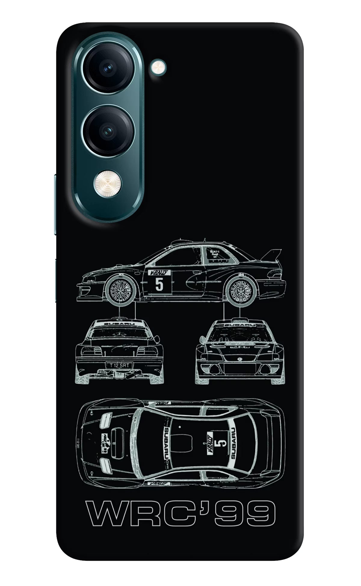 WRC'99 Vivo Y19s 5G Hard Case Back Cover by Casekaro