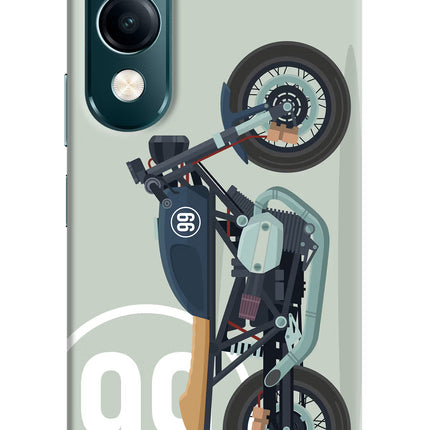 Classic Cafe Racer 99 Vivo Y19s 5G Hard Case Back Cover by Casekaro