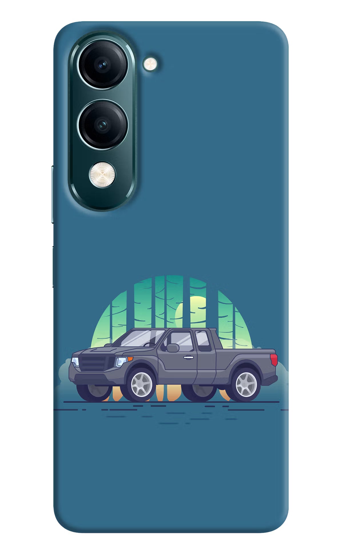 Retro Garage Vibe Vivo Y19s 5G Hard Case Back Cover by Casekaro