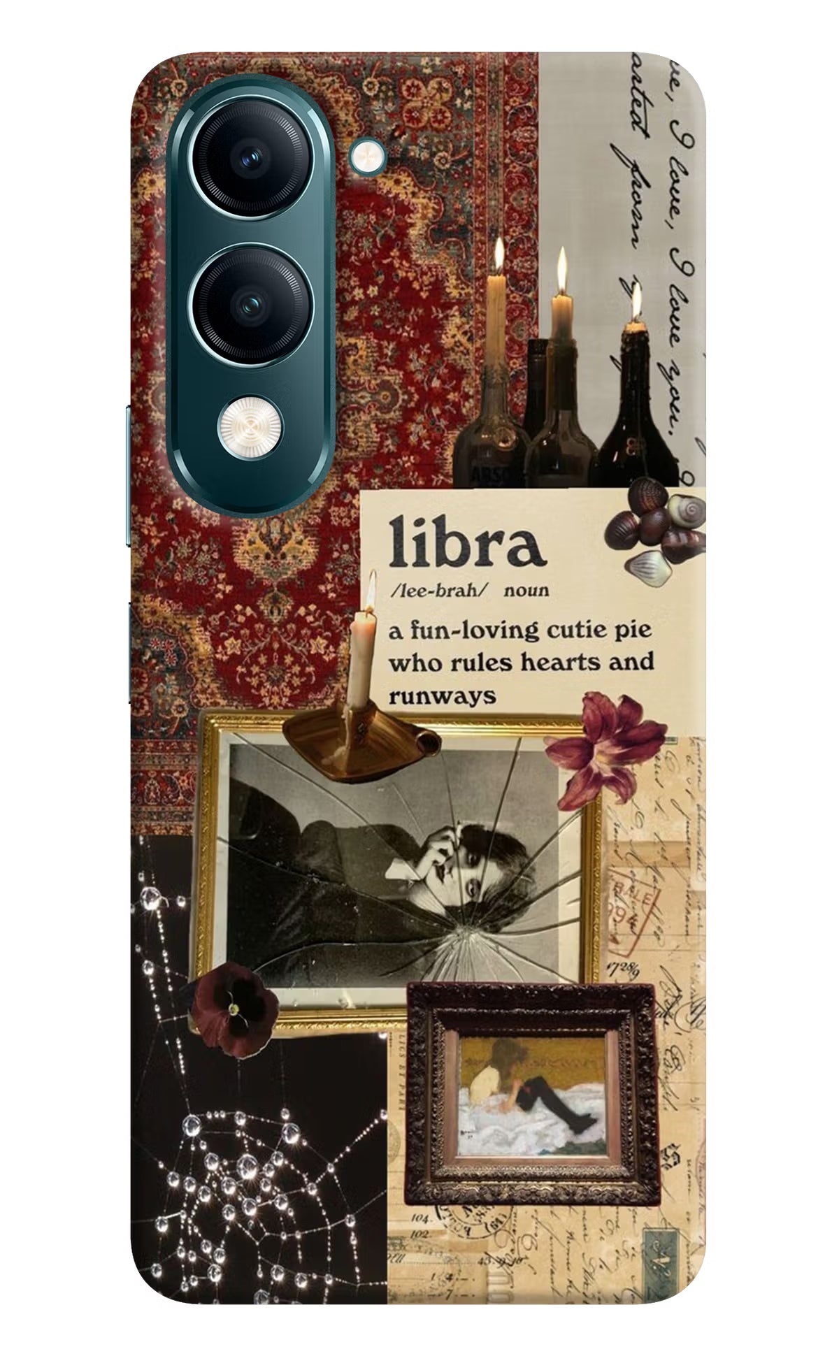Libra Zodiac Vivo Y19s 5G Hard Case Back Cover by Casekaro