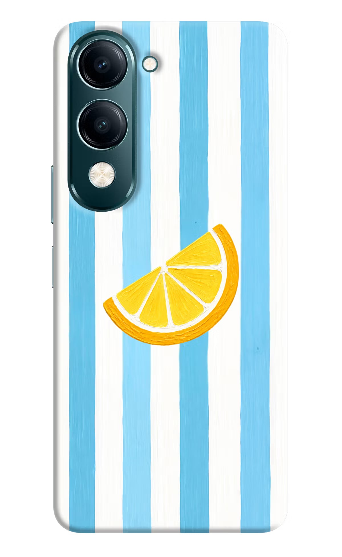 Summer Lemon Vivo Y19s 5G Hard Case Back Cover by Casekaro