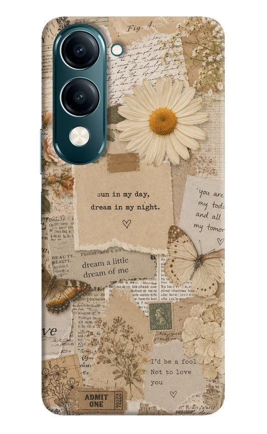 Vintage case Vivo Y19s 5G Back Cover