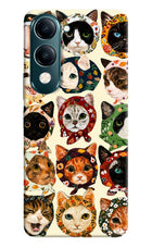 Cool Cat Vivo Y19s 5G Hard Case Back Cover by Casekaro