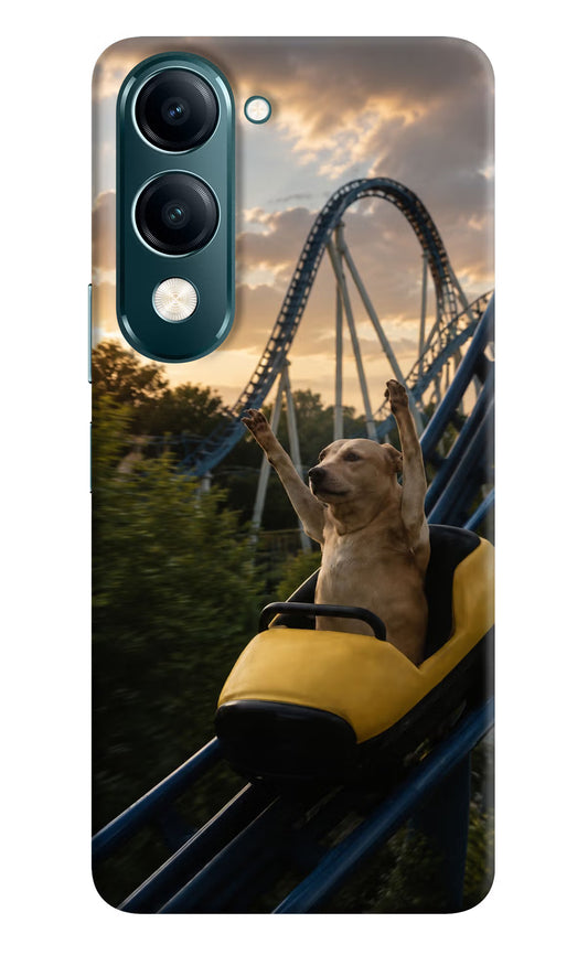 Rollercoaster Dog Vivo Y19s 5G Hard Case Back Cover by Casekaro
