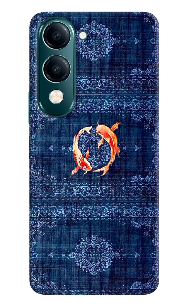 Koi Blue Vivo Y19s 5G Hard Case Back Cover by Casekaro