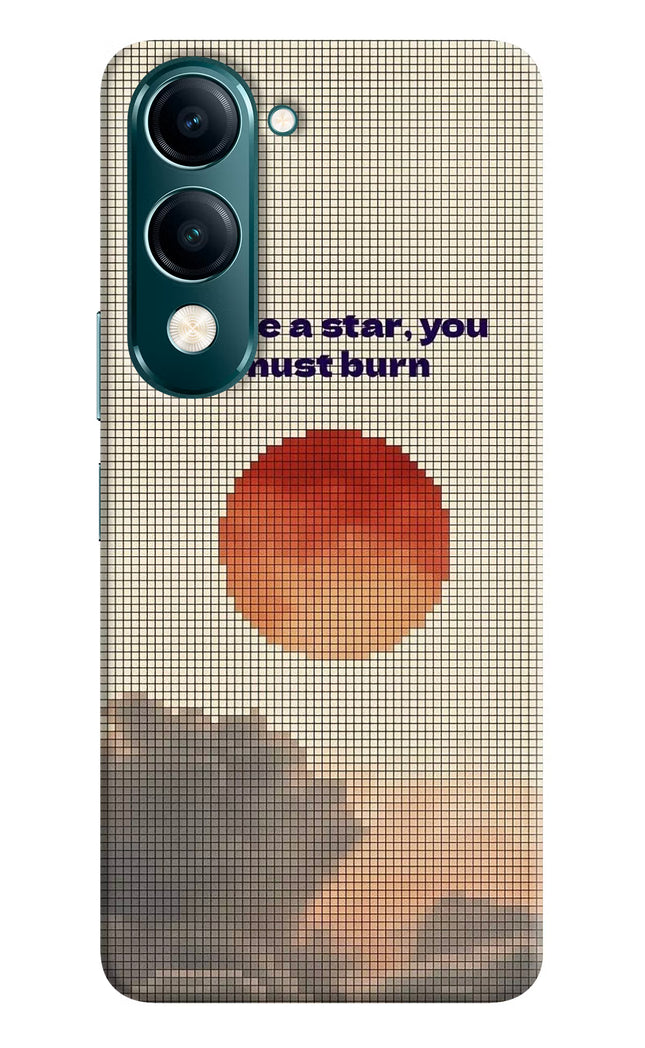 Pixel Sun Vivo Y19s 5G Hard Case Back Cover by Casekaro