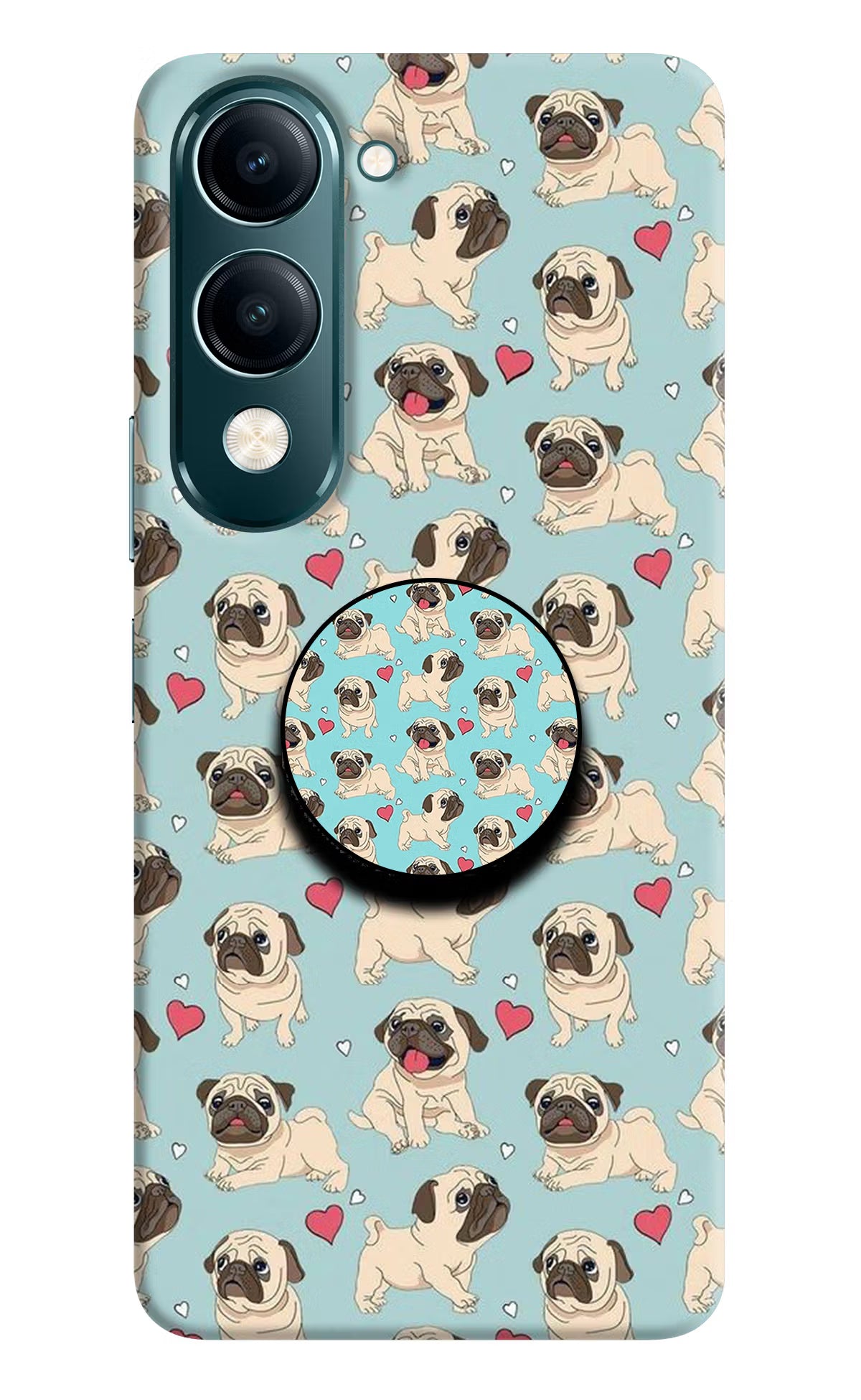 Pug Dog Vivo Y19s 5G Pop Case