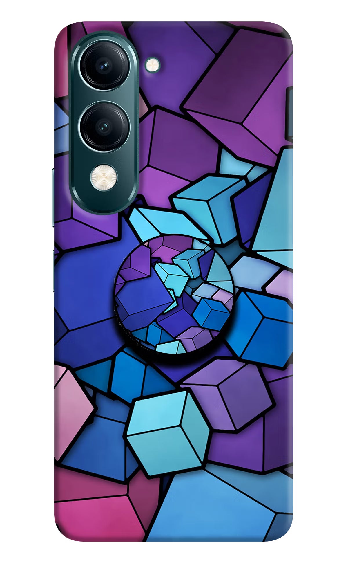 Cubic Abstract Vivo Y19s 5G Pop Case