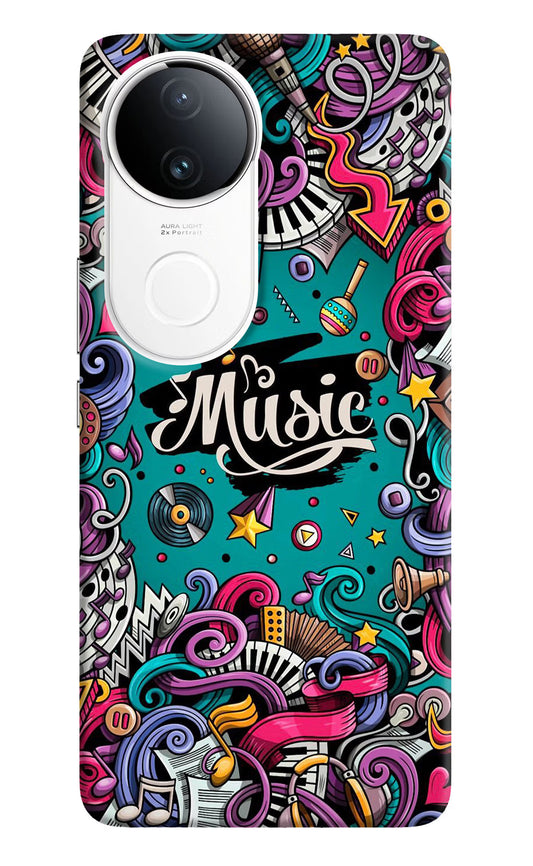 Music Graffiti Vivo T4R 5G Hard Case Back Cover by Casekaro