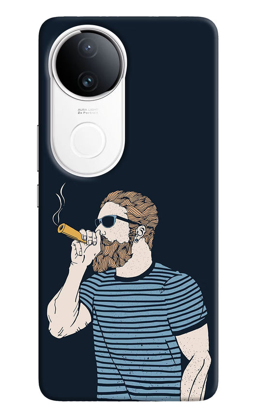 Smoking Vivo T4R 5G Hard Case Back Cover by Casekaro