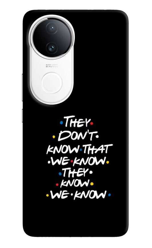 FRIENDS Dialogue Vivo T4R 5G Hard Case Back Cover by Casekaro