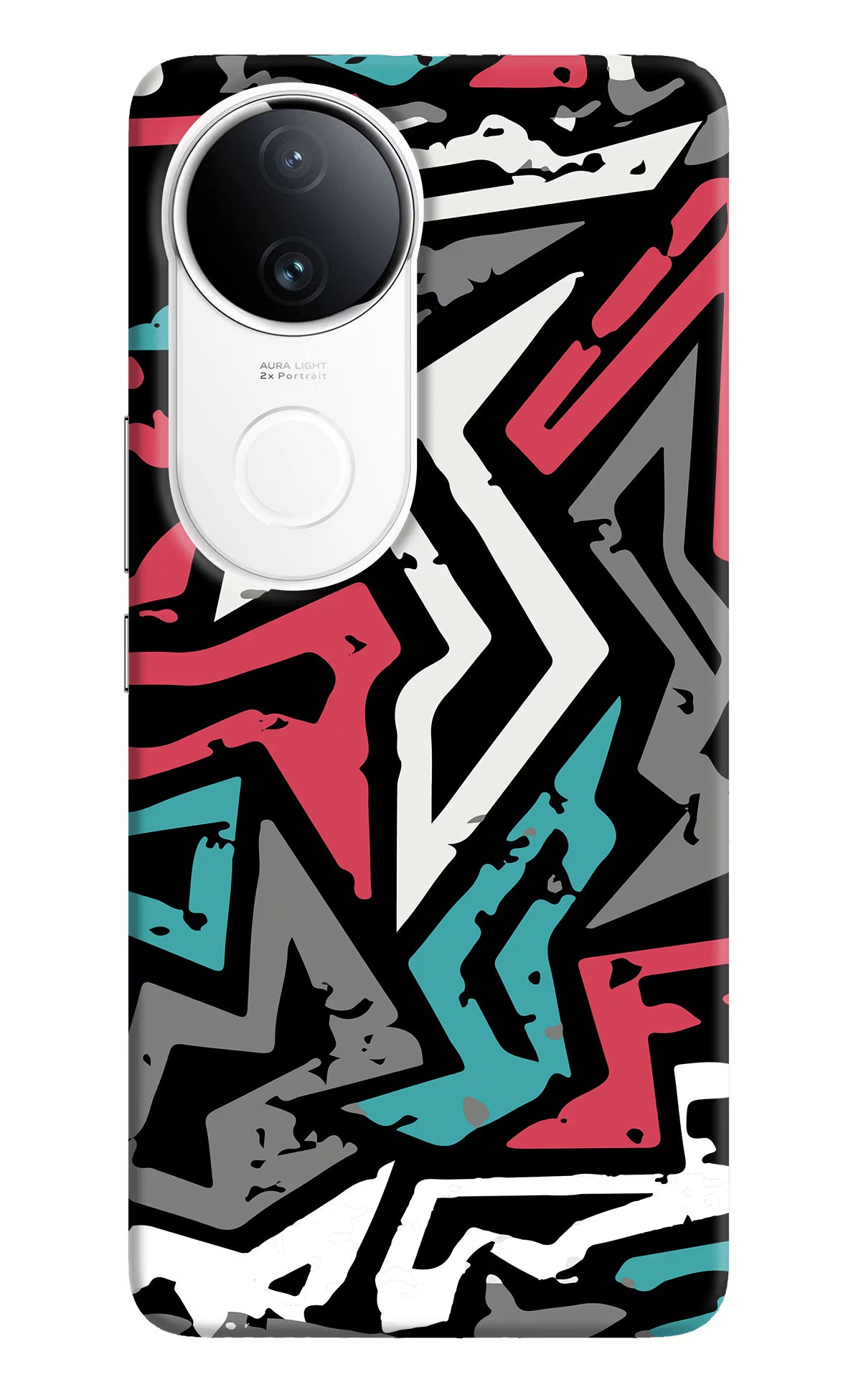 Geometric Graffiti Vivo T4R 5G Hard Case Back Cover by Casekaro