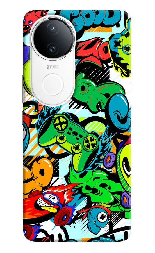 Game Doodle Vivo T4R 5G Hard Case Back Cover by Casekaro