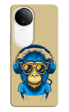 Monkey Headphone Vivo T4R 5G Hard Case Back Cover by Casekaro