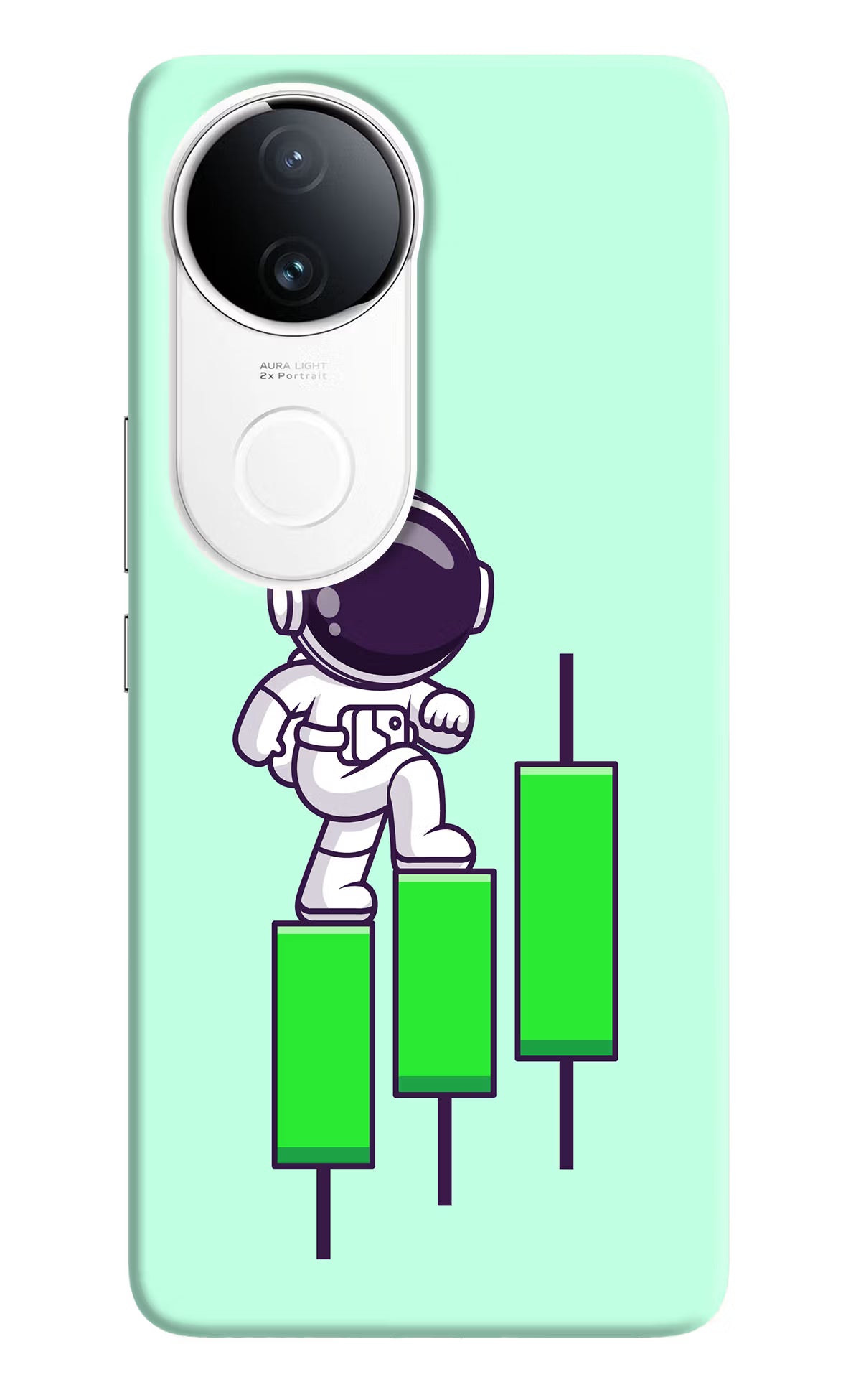 Astronaut Trader Vivo T4R 5G Back Cover