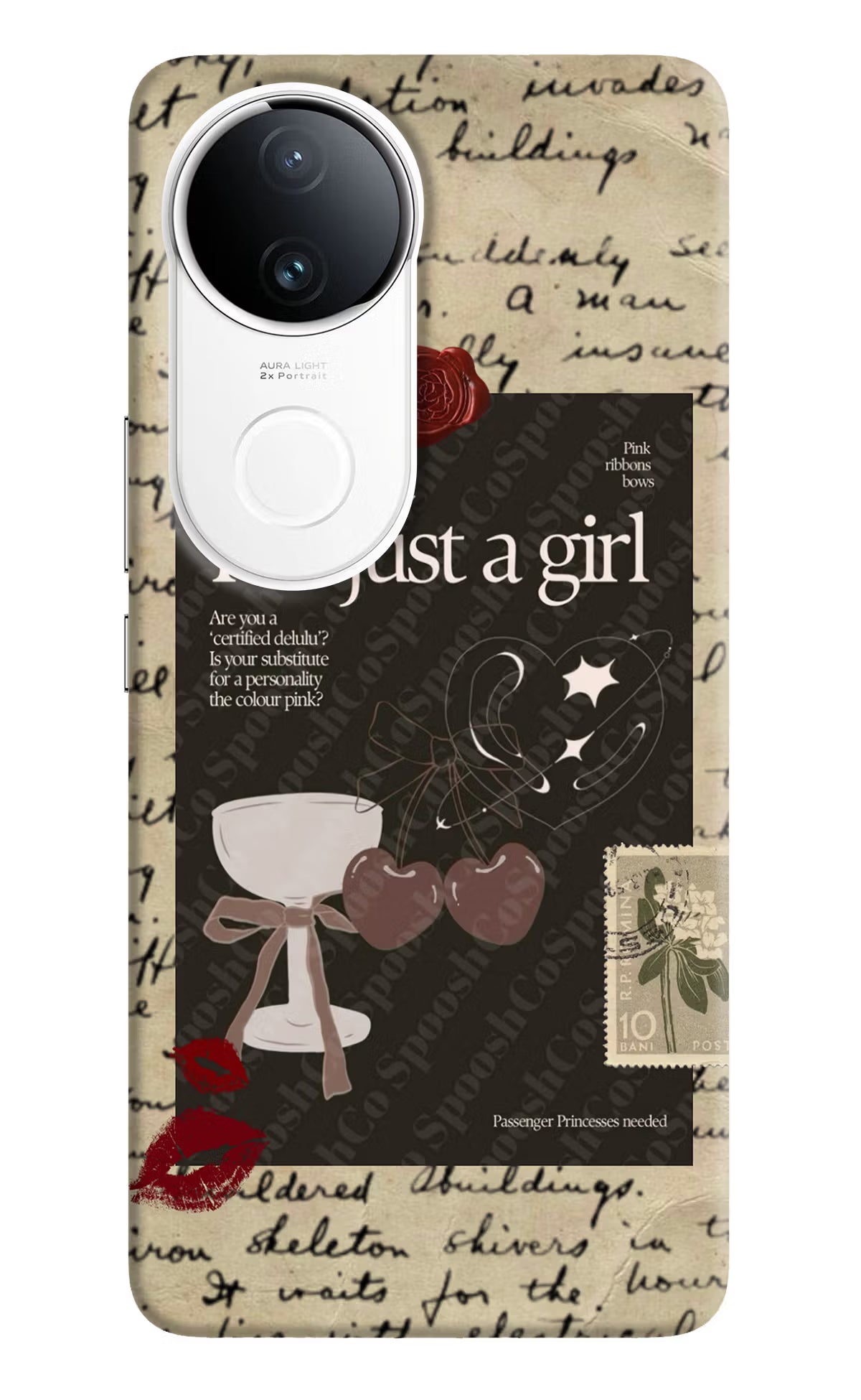 I am just a girl Vivo T4R 5G Back Cover
