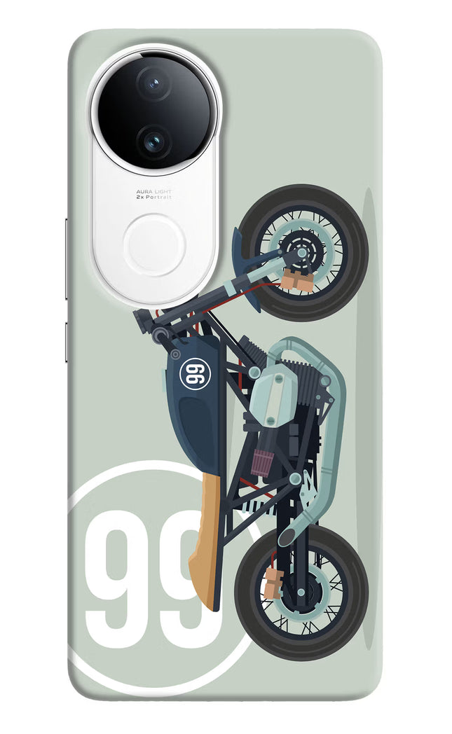 Classic Cafe Racer 99 Vivo T4R 5G Hard Case Back Cover by Casekaro
