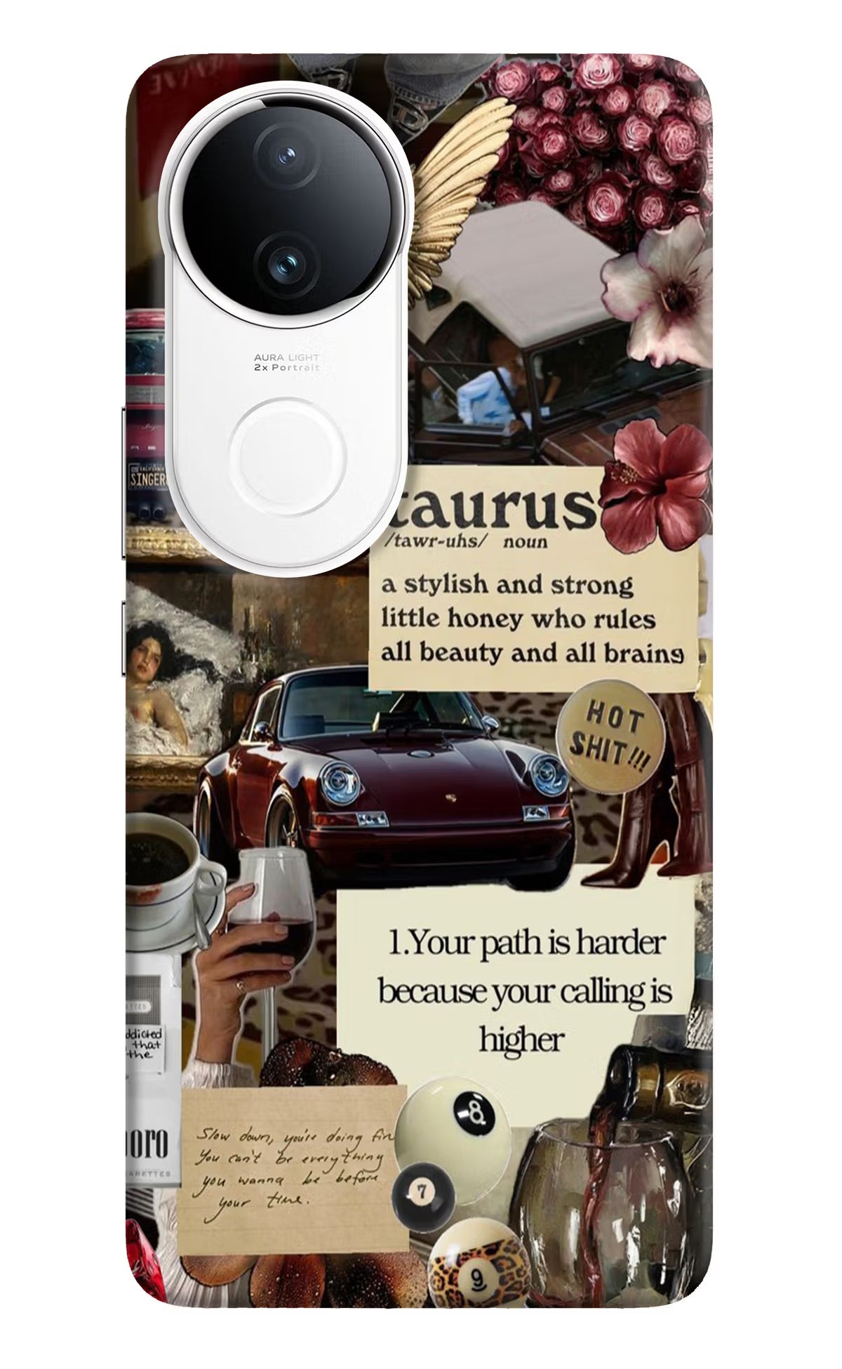 Taurus Zodiac Vivo T4R 5G Back Cover