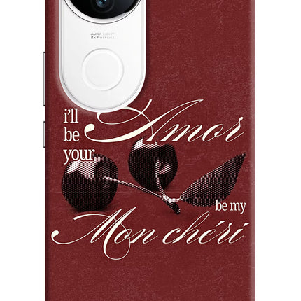 Velvet Cherry Vivo T4R 5G Hard Case Back Cover by Casekaro