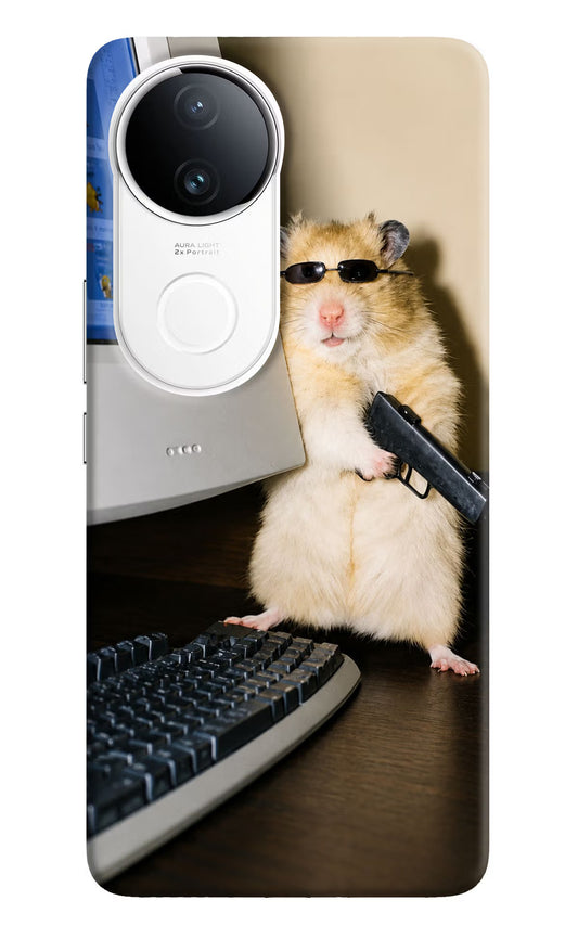 Hacker Hamster Vivo T4R 5G Hard Case Back Cover by Casekaro