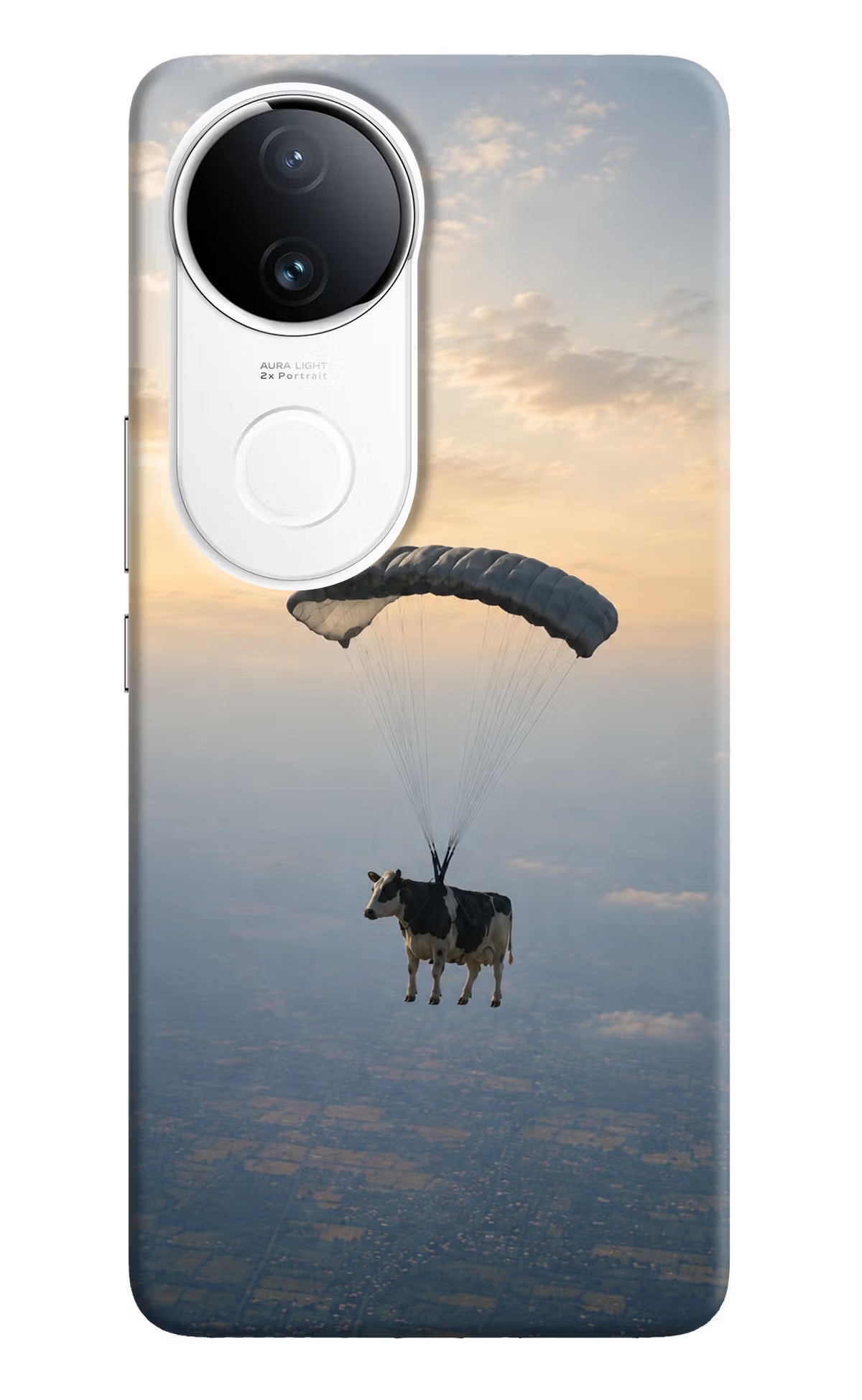 Skydiving Cow Vivo T4R 5G Back Cover