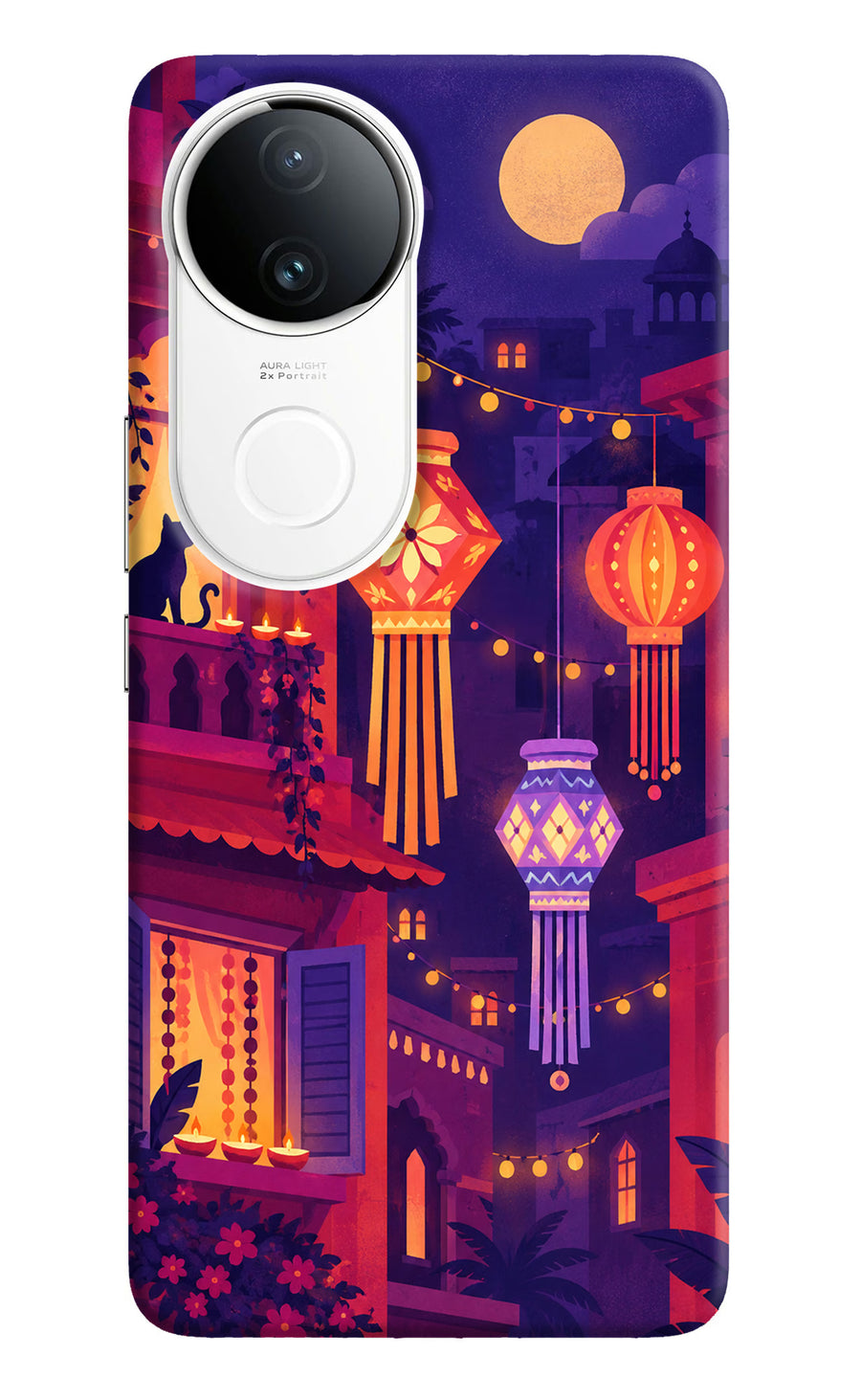Lantern Lane Vivo T4R 5G Back Cover, Hard case
