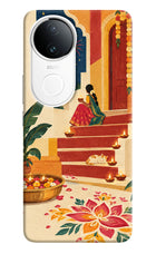 Diwali Rangoli Vivo T4R 5G Hard Case Back Cover by Casekaro
