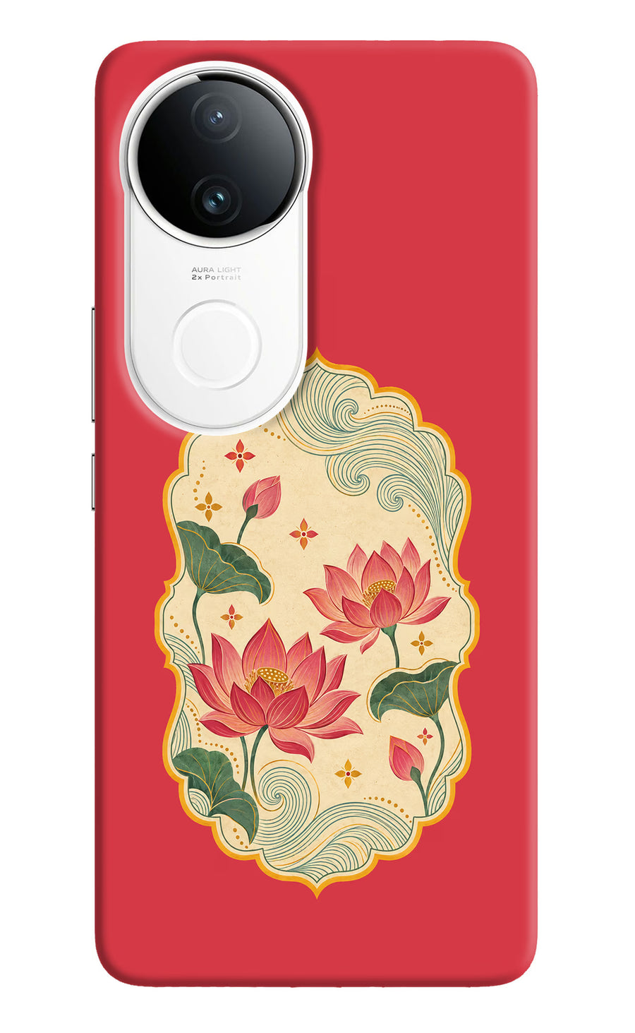 Pink Lotus Vivo T4R 5G Back Cover, Hard case
