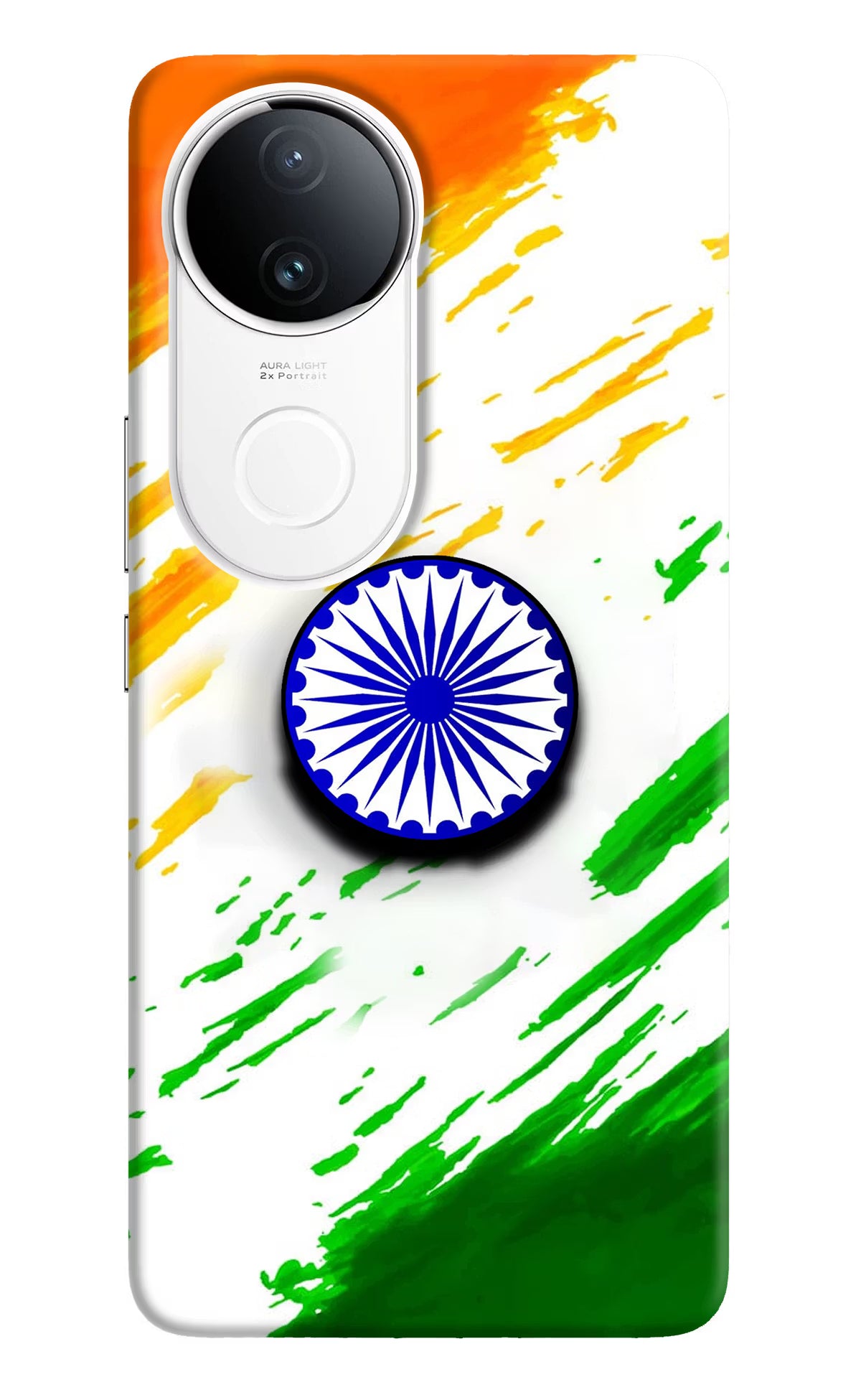 Indian Flag Ashoka Chakra Vivo T4R 5G Pop Case