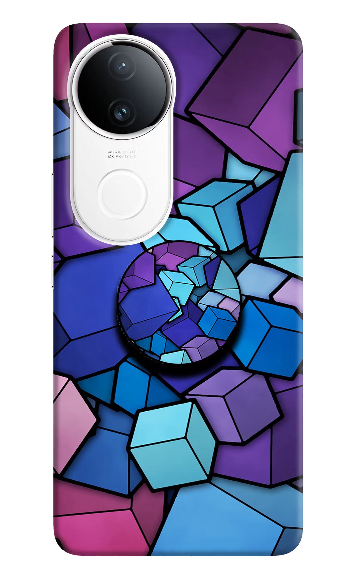 Cubic Abstract Vivo T4R 5G Pop Case
