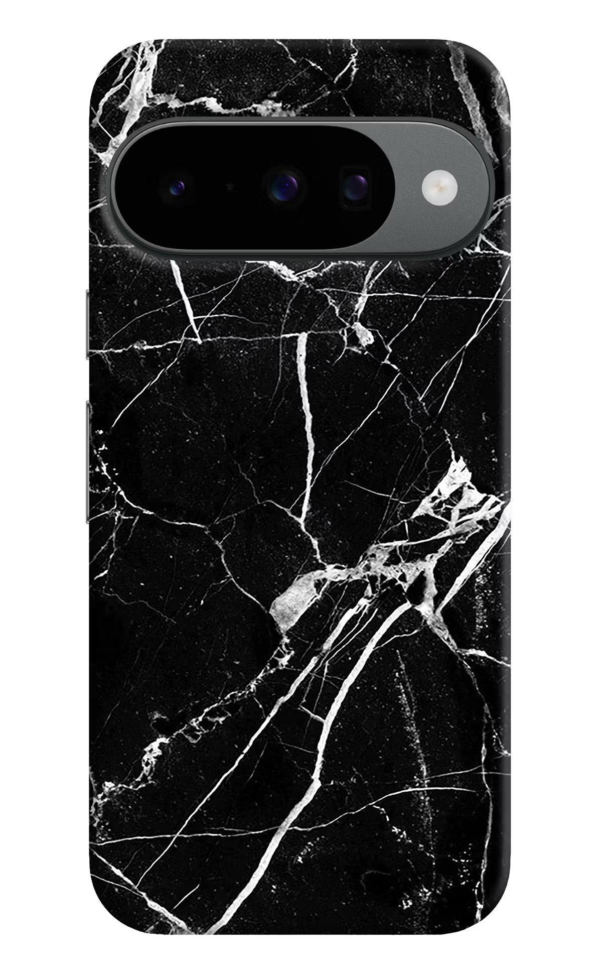 Black Marble Pattern Google Pixel 10 Hard Case Back Cover by Casekaro