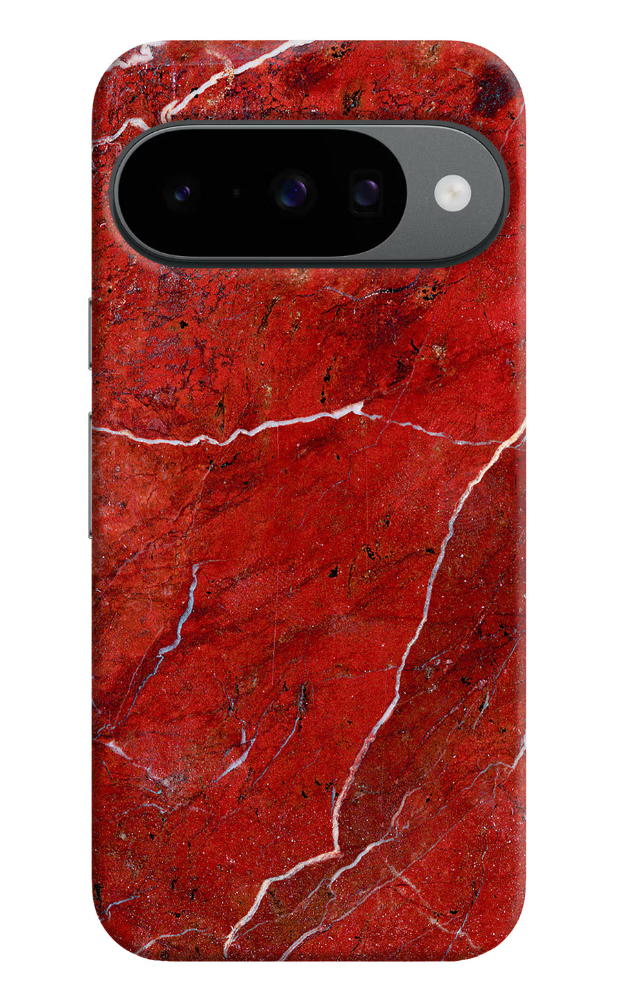 Red Marble Design Google Pixel 10 Back Cover, Hard case