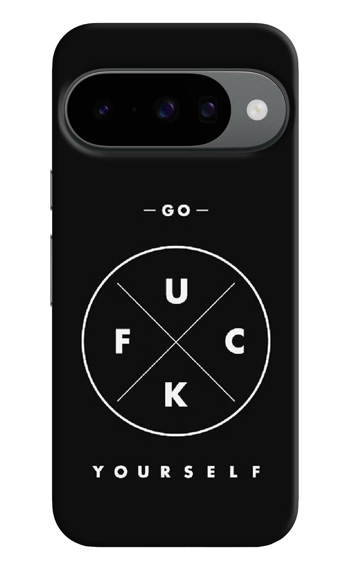 Go Fuck Yourself Google Pixel 10 Hard Case Back Cover by Casekaro