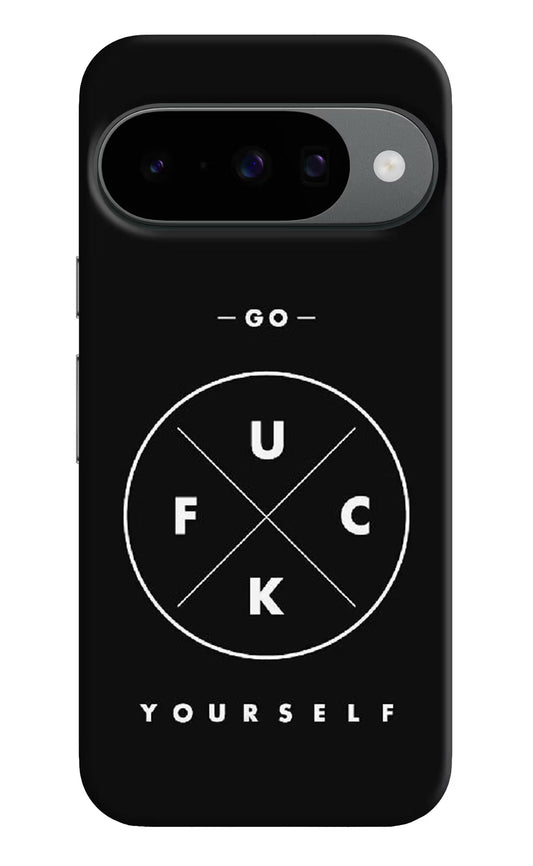 Go Fuck Yourself Google Pixel 10 Hard Case Back Cover by Casekaro