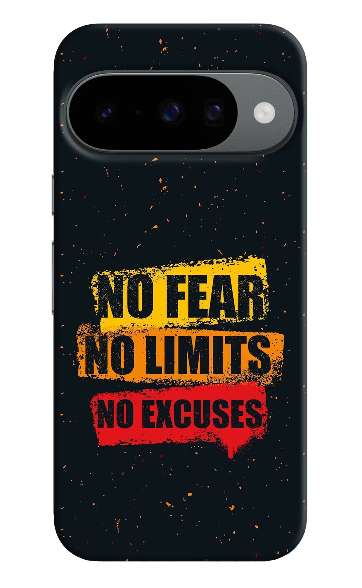 No Fear No Limits No Excuse Google Pixel 10 Hard Case Back Cover by Casekaro