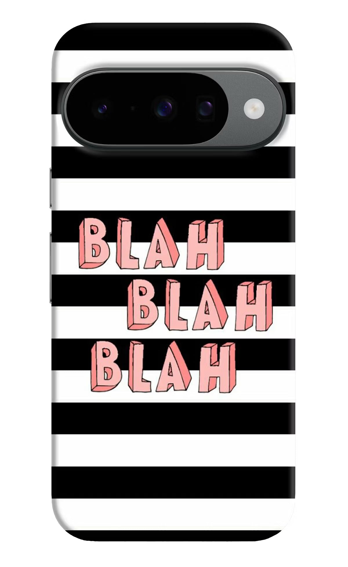 Blah Blah Blah Google Pixel 10 Hard Case Back Cover by Casekaro