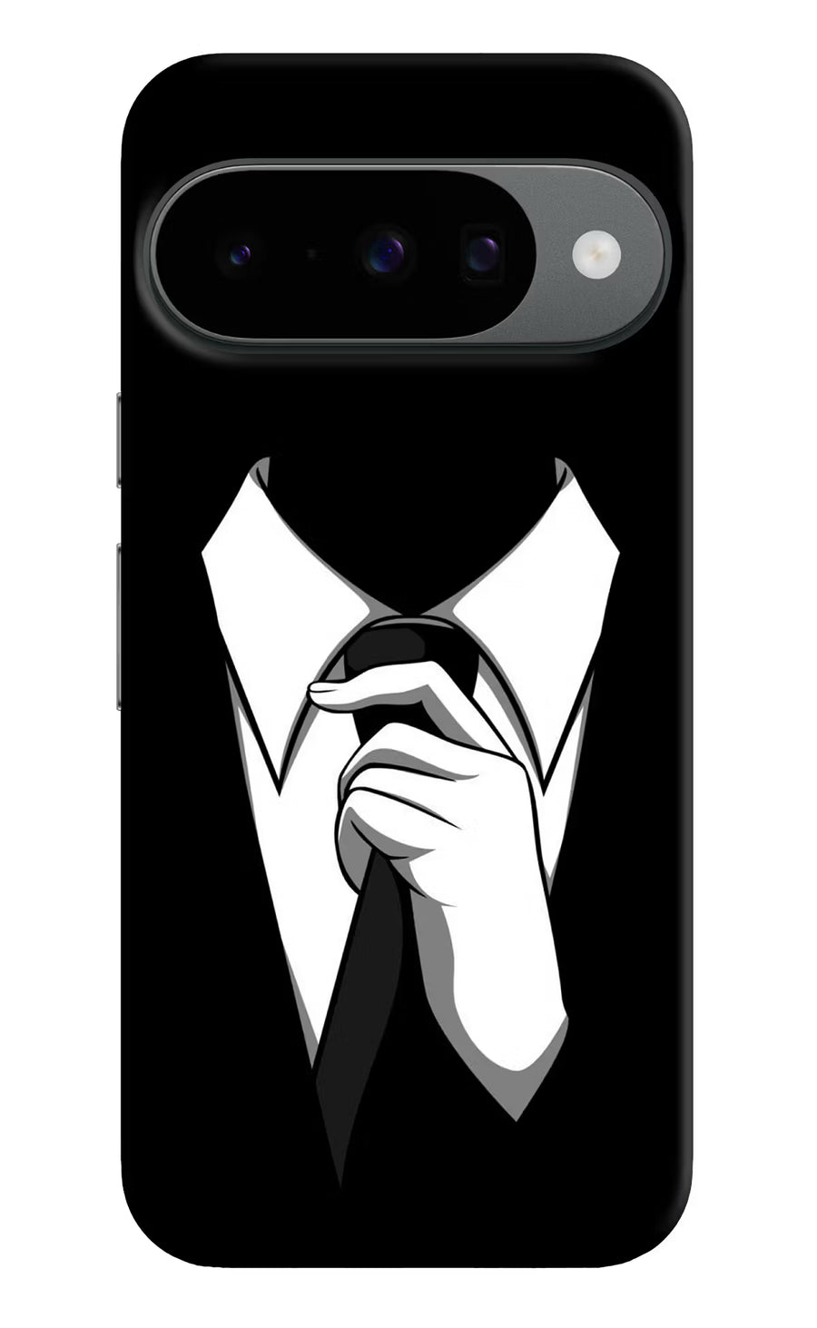 Black Tie Google Pixel 10 Back Cover, Hard case