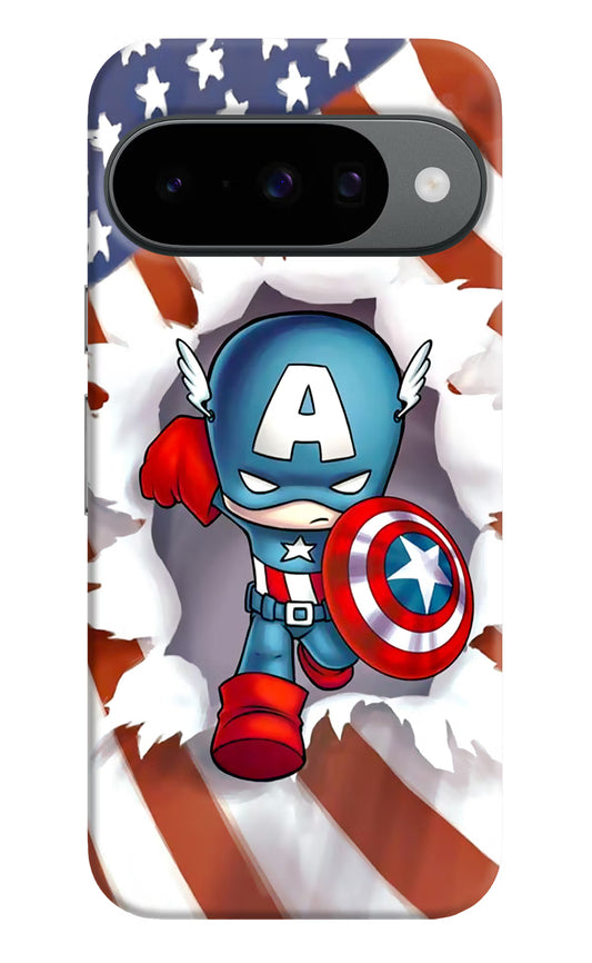 Captain America Google Pixel 10 Hard Case Back Cover by Casekaro