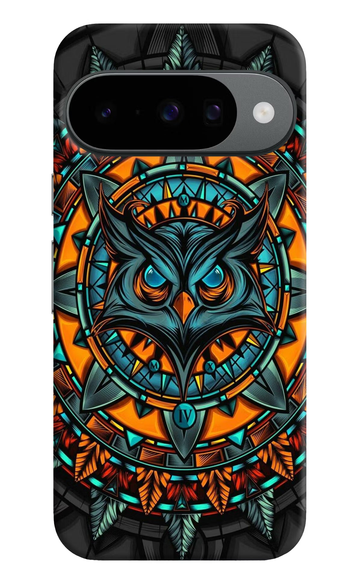 Angry Owl Art Google Pixel 10 Hard Case Back Cover by Casekaro