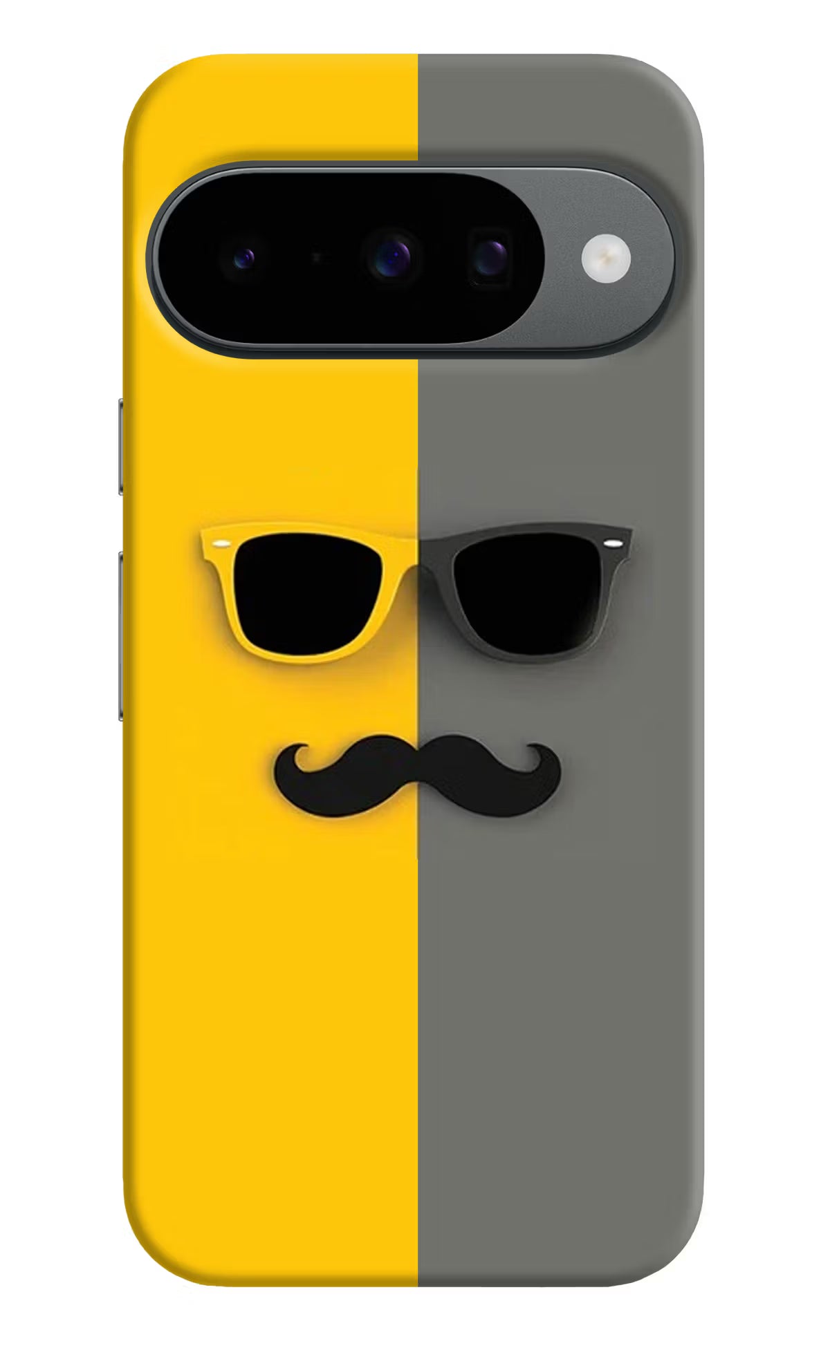Sunglasses with Mustache Google Pixel 10 Hard Case Back Cover by Casekaro