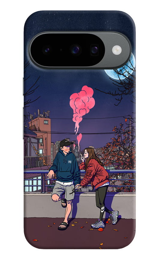 Chilling Couple Google Pixel 10 Hard Case Back Cover by Casekaro