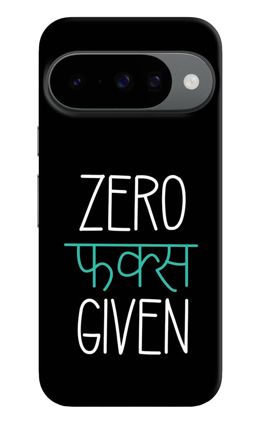 Zero Fucks Given Google Pixel 10 Hard Case Back Cover by Casekaro