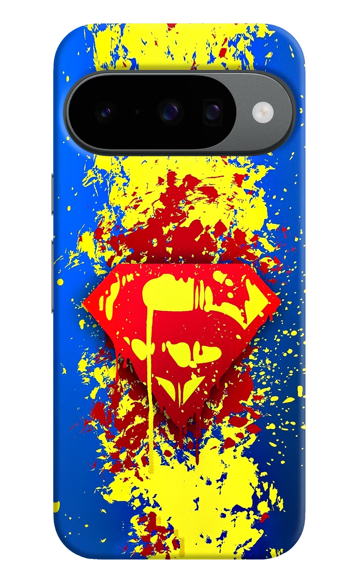 Superman logo Google Pixel 10 Hard Case Back Cover by Casekaro