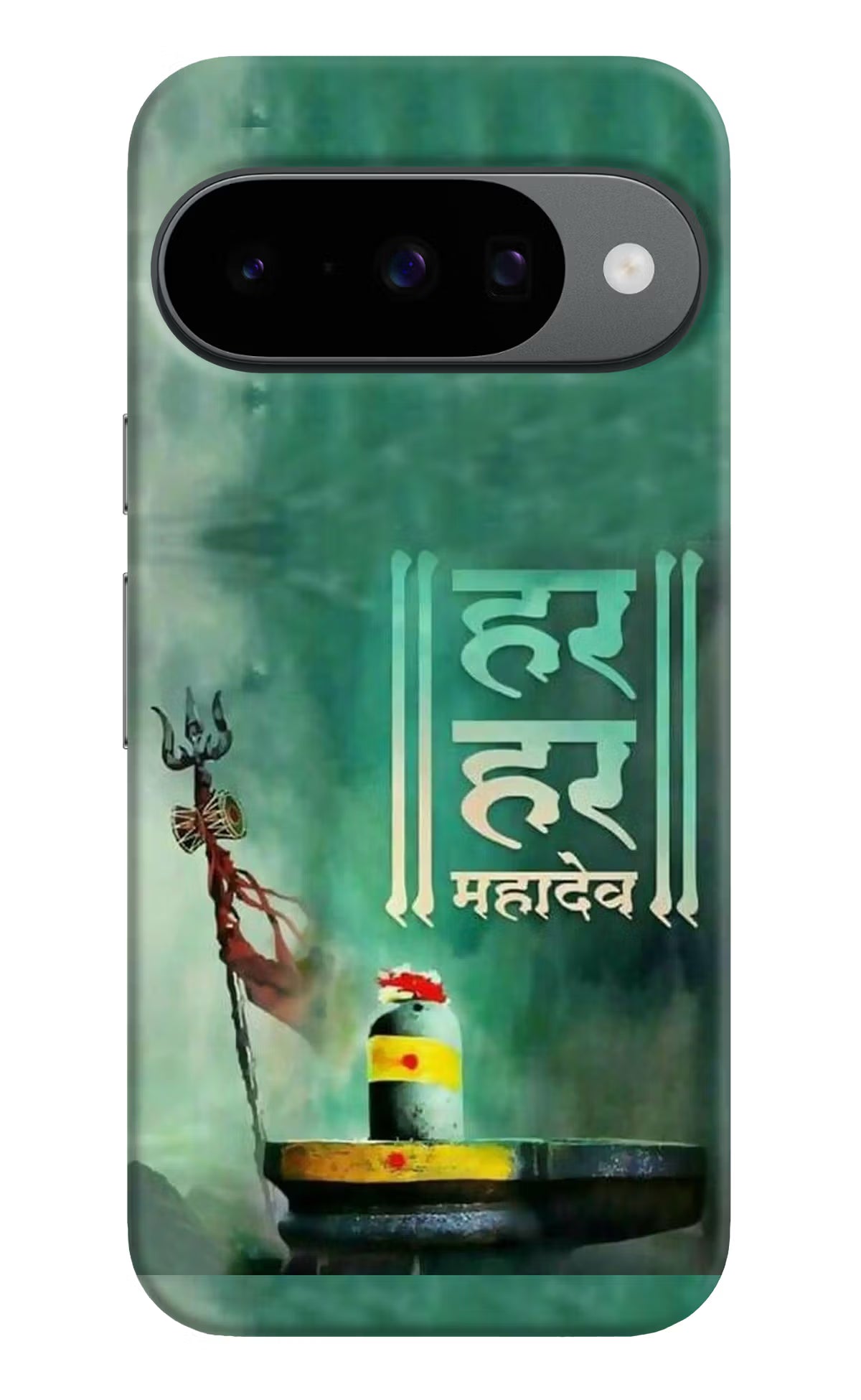 Har Har Mahadev Shivling Google Pixel 10 Hard Case Back Cover by Casekaro