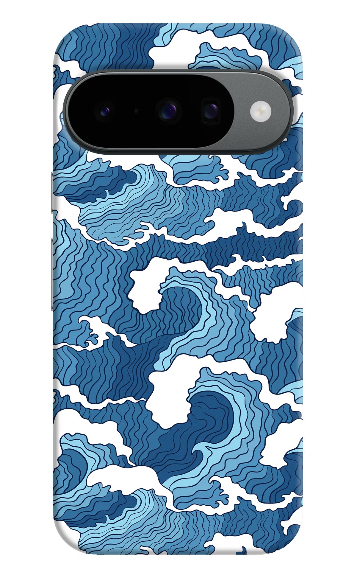 Blue Waves Google Pixel 10 Hard Case Back Cover by Casekaro